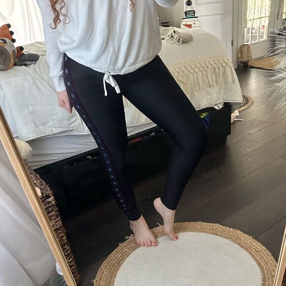 Ultracor Women’s Small Black Star Athletic Workout Leggings - Picture 1 of 8